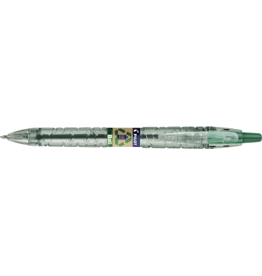Kugelschreiber Bottle 2 Pen Ecoball BP-B2PEB-M-G-BG, gr&uuml;n, 0,4mm, nachf&uuml;llbar