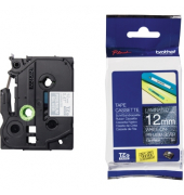 P-touch Schriftbandkassette TZEPR935 12mmx8m sw auf silber