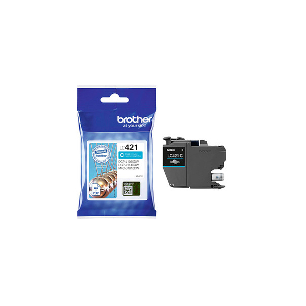 4977766810371 - LC421C Tintenpatrone LC-421C Cyan (ca 200 Seiten) LC421C 4977766810371
