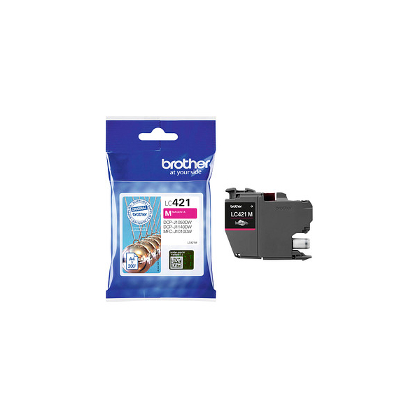 4977766810388 - LC421M Tintenpatrone LC-421M Magenta (ca 200 Seiten) LC421M 4977766810388