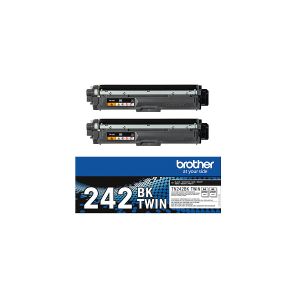 4977766812818 - TN242 BKTWIN - 2er-Pack - Schwarz - original - Tonerpatrone - für DCP-9017 DCP-9022 HL-3142 HL-3152 HL-3172 MFC-9142 MFC-9332 MFC-9342