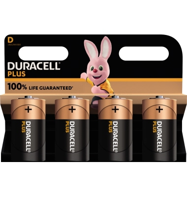Batterien Plus-ExtraLife Alkaline - Mono/LR20/D, 1,5 V