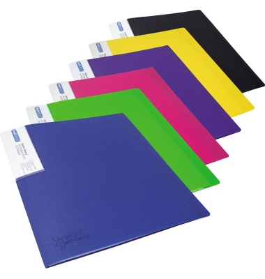 Sichtbuch Germ-SavvyT 1647, farbig sortiert, A4, mit 40 H&uuml;llen, Polypropylen (PP)