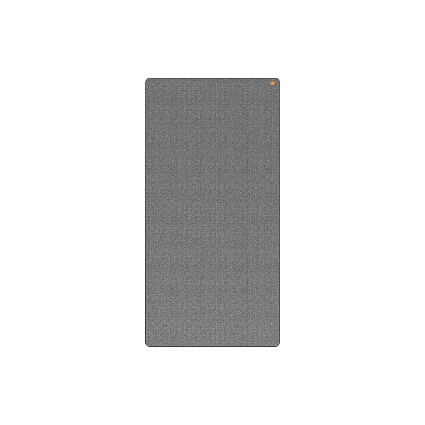 5028252620529 - Move & Meet System Abnehmbare & Tragbare Whiteboard-   Notiztafel 1915562 Lackierter Stahl und Stoff 90 x 180 cm Grau Schwarz