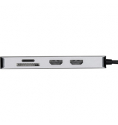 Dockingstation USB-C DUAL HDMI 4K 100 W
