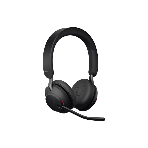 5706991022889 - Evolve2 65 UC Telefon Over Ear Headset Bluetooth® Stereo Schwarz Lautstärkeregelung Batterieladeanzeige Mikrofon-Stummschaltung