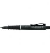 Kugelschreiber Poly Ball View schwarz Schreibfarbe blau