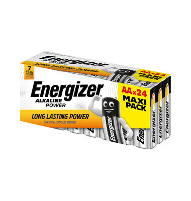 Batterien Alkaline Power, AA / Mignon / LR06, 9 Volt