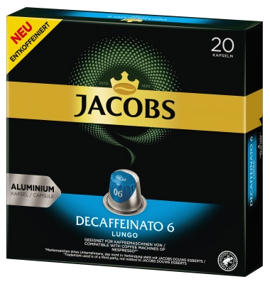 JACOBS Kaffeekapsel Lungo 6 Decaff 4028756