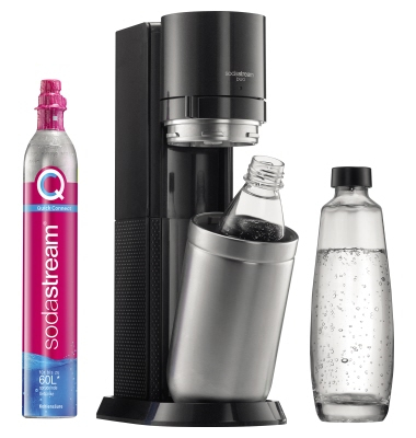 SODASTREAM Wassersprudler DUO Titan 1016812491 Starterset Aktion 4xp.a.