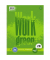 Collegeblock 608572028 Work Green, Muster, Lineatur 28 / kariert mit Rand innen/außen, A4, 70g, grün, 80 Blatt