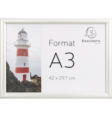 Exacompta Wandplakatrahmen 8394358D A3 Aluminium/Acryl