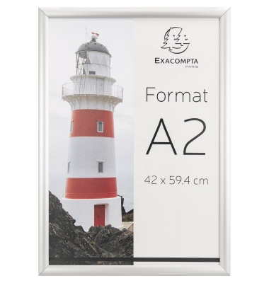Exacompta Wandplakatrahmen 8294358D A2 Aluminium/Acryl