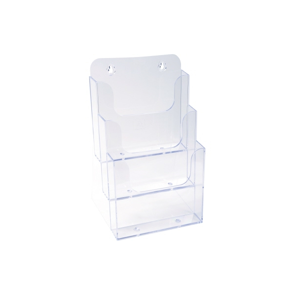 9002493109124 - Tischprospekthalter Office Exacryl transparent DIN A5 3 Fächern 181 x 154 x 280 cm 1 St