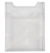 Wandprospekthalter 65058D A5 hoch 1Fach transparent