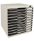 Exacompta Schubladenbox MODULO 332014D A4 10Schübe sw +Schloss