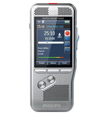 Philips Diktiergerät Digital Pocket Memo DPM8000/02