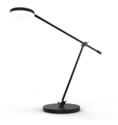 LED-Schreibtischlampe SUNLIGHT, schwarz, mit Standfuß, dimmbar