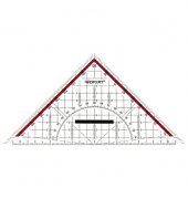 Westcott Geometriedreieck E-10142 00 Griff Skalierung 20cm