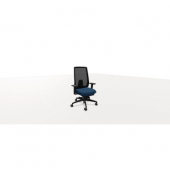 B&uuml;rodrehstuhl Indeed mesh, schwarz/petrolgr&uuml;n / graphitschwarz, mit Armlehnen, bis 150kg, ohne Kopfst&uuml;tze