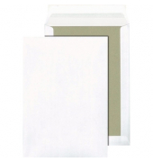Versandtaschen 30022371 mit Papprückwand, B4, ohne Fenster, haftklebend, 120g, weiß