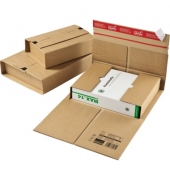 Buchverpackung Universal CP035.02 braun, f&uuml;r B5, innen 250x190x85mm, Wellpappe
