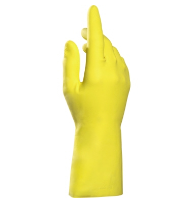 Gummihandschuhe Vital 124, Latex, gelb, Größe 8 / M