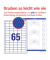 Etiketten Home Office 3666-10, weiß 38x21,2mm, 