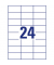 Etiketten Home Office 3474-10, weiß 70x37mm, 