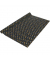 Geschenkpapier Weihnachts-Geschenkpapier GP117, Sterne/Kreise, 70cm x 5m, gold/silber/schwarz