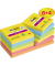 Haftnotizen 654-SS-CARN-P8+4, Carnival, 76x76mm, ultragelb/paradiseblau/limonengrün/powerpink/vitalorange, quadratisch