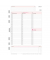 Kalendereinlage 50295, Wochenplan Komplett-Set, 1 Woche / 2 Seiten, 148x210mm (A5), 2025