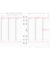Kalendereinlage 50295, Wochenplan Komplett-Set, 1 Woche / 2 Seiten, 148x210mm (A5), 2025