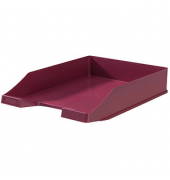 Briefablage KLASSIK KARMA 10278-17, A4/C4, rot, Polystyrol/recycelter Kunststoff stapelbar