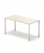 Schreibtisch temptation four, 74cm (H), 140x70cm (BxT), rechteckig, weiß / weiß