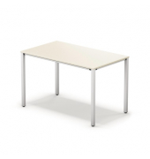 Schreibtisch temptation four, 74cm (H), 120x70cm (BxT), rechteckig, weiß / weiß