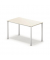 Schreibtisch temptation four, 74cm (H), 120x70cm (BxT), rechteckig, weiß / weiß
