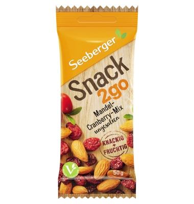 Mandel Cranberry Mix Snack2go 50g Mandel Cranberry Mix Snack2go 50g