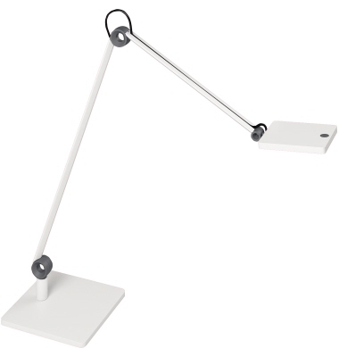 LED-Schreibtischlampe PARA.MI, weiß, mit Standfuß, dimmbar