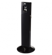 Rubbermaid Standascher Metropolitan FGR93400BK schwarz