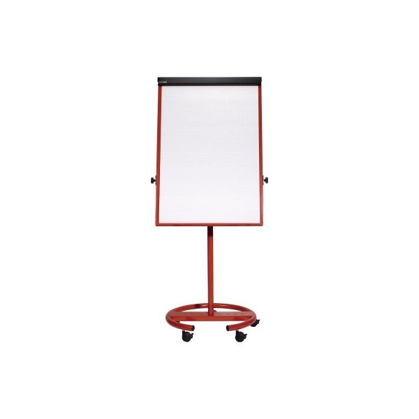 4002390042512 - Flipchart MAULoffice 6375025 70x100cm rot mit Rollen 4002390042512 Maul