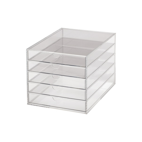 4002390067447 -  Schubladenbox 1950605 A4 5Schübe Acryl tr 4002390067447 MAUL 1950605