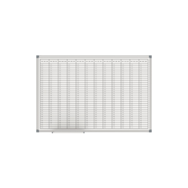 4002390079358 - Jahresplaner MAULstandard 6466384 90x60cm Stahlblech kunststoffbeschichtet Aluminium 4002390079358 Maul