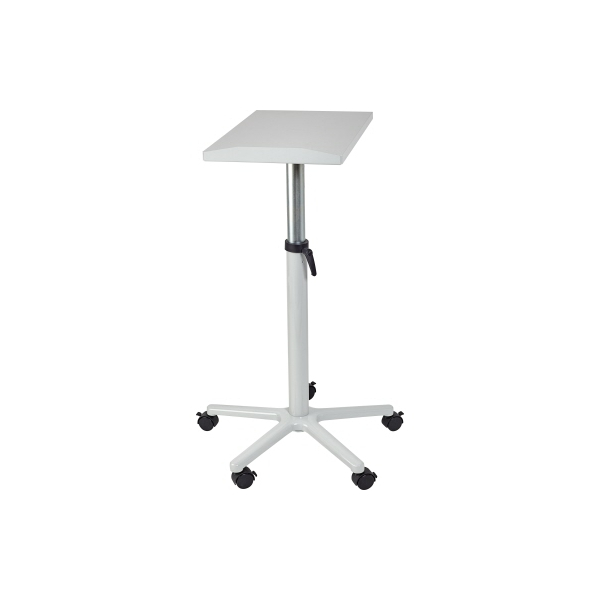 4002390087513 - Beamertisch MAULpro bis zu 30 kg stufenlos höhenverstellbar 10° neigbar 5 Bremsrollen Platte B 350 x T 500 mm anthrazit