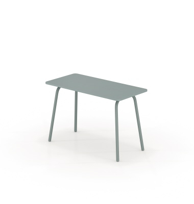 Schreibtisch se:lab work & meet desk, 74cm (H), 120x80cm (BxT), rechteckig, fjordgrün / fjordgrün