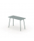 Schreibtisch se:lab work & meet desk, 74cm (H), 120x80cm (BxT), rechteckig, fjordgrün / fjordgrün