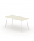 Schreibtisch se:lab work & meet desk, 74cm (H), 160x80cm (BxT), rechteckig, weiß / weiß