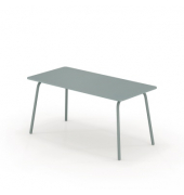 Schreibtisch se:lab work & meet desk, 74cm (H), 160x80cm (BxT), rechteckig, fjordgrün / fjordgrün