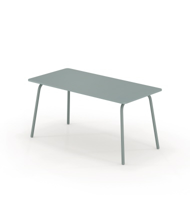 Schreibtisch se:lab work & meet desk, 74cm (H), 160x80cm (BxT), rechteckig, fjordgrün / fjordgrün