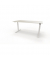 Sitz-Steh-Schreibtisch se:lab e-desk, elektrisch höhenverstellbar, 65-128cm (H), 160x80cm (BxT), rechteckig, weiß / weiß